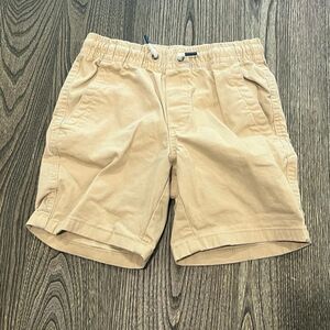 Gap Kids Boys Stretch Twill Shorts Drawstring Elastic Waist Mojave Desert Size M